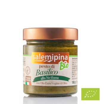 Pesto di basilico alla siciliana BIO 190 gr