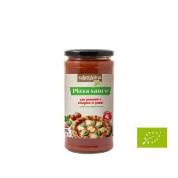 Pizza Sauce BIO con Pomodoro Ciliegino in Pezzi 550 gr