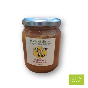 Miele di millefiori dei Monti Iblei BIO 500 gr