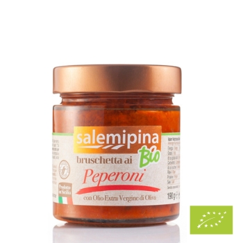 Bruschetta ai peperoni BIO 190 gr