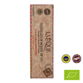 Cioccolato di Modica con buccia di mandarino 60gr BIO