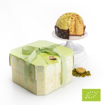 Panettone al pistacchio farcito BIO 650 gr