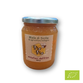 Miele di millefiori dell' Etna BIO 500 gr