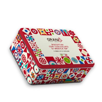 Latta-Biscottini con cioccolato di Modica IGP 270 gr