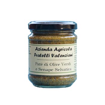 Patè di olive verdi e senape selvatica 170g