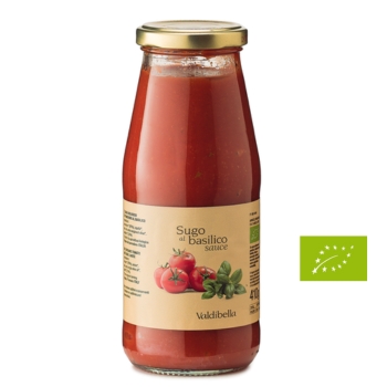 Sugo di Pomodoro Al Basilico BIO gr 410