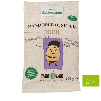 Mandorle di Sicilia BIO tostate 100g